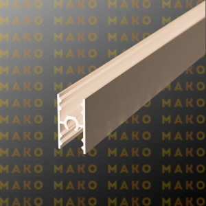 Профиль разделительный широкий с крепежом MS451 Золото розовое глянец (A23)